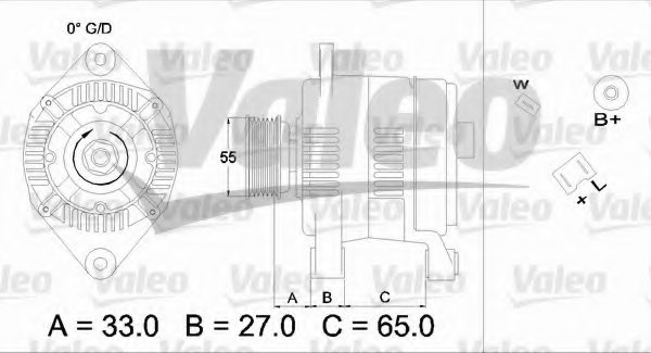 VALEO 436646 Alternator